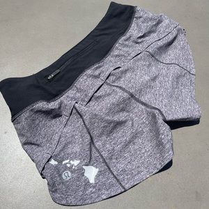 Hawaii Lululemon LR 2.5” Speed Up Shorts, size 4!